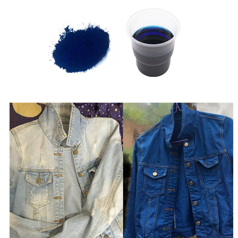 Indigo Dye Kit - 10g/50g/Dark Blue Color Fabric Dye Pigment