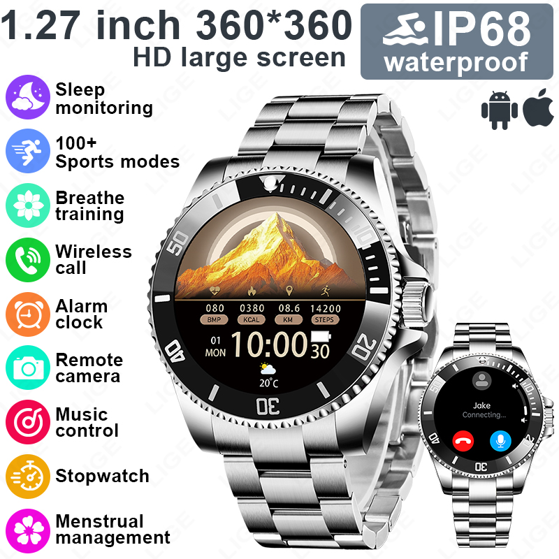 LIGE New Style Luxury Smart Wa - Japanese Active Lifestyle recension och pris