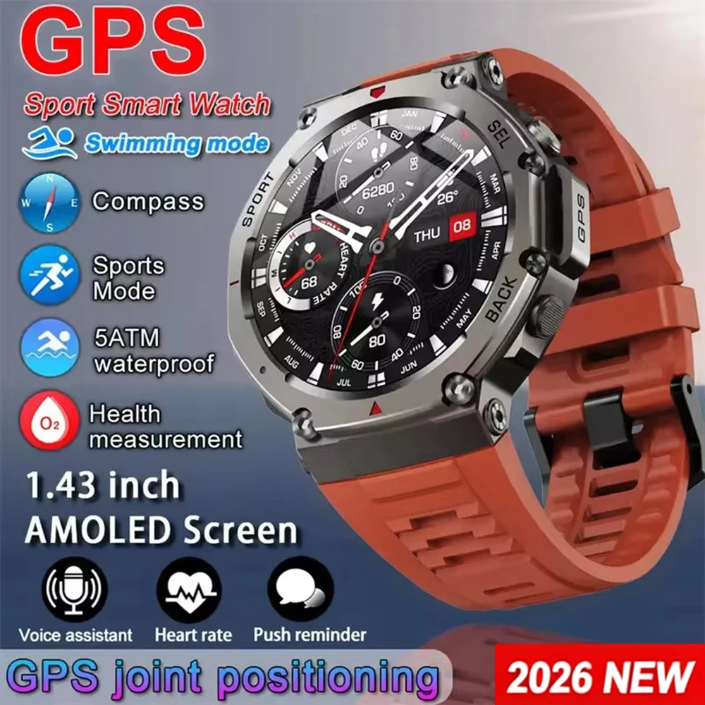 Men's Smart Watch GPS AMOLED T - Japanese Active Lifestyle recension och pris